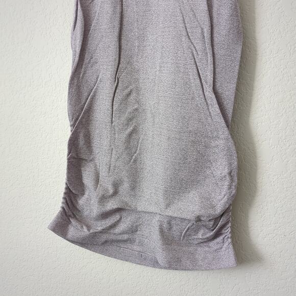 Athleta Women's Tank Top Speedlight Texture Size Small Lilac Seamless Racerback - Picture 3 of 7